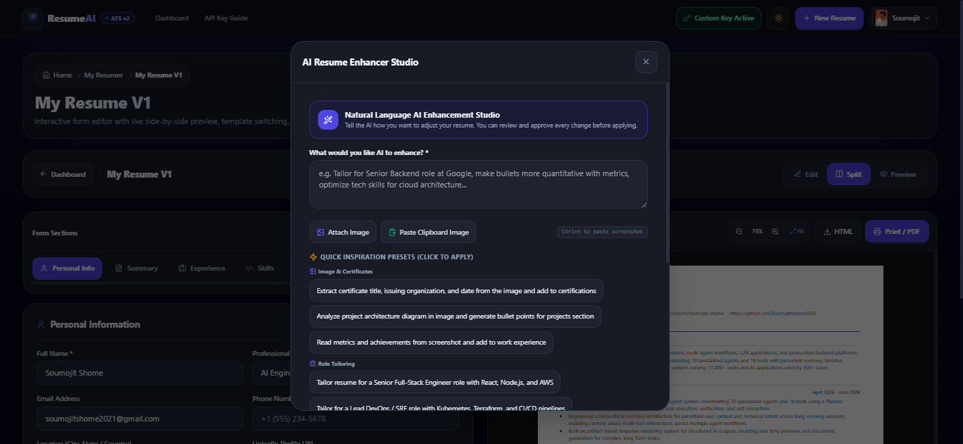 AI Customization & Workflow